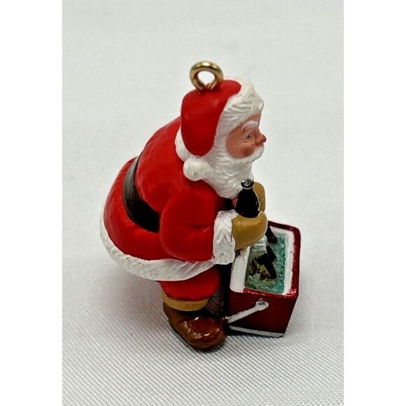 Hallmark Keepsake Ornament 1995 Coca-Cola "Cool Santa" Miniature - No Box - Picture 5 of 9